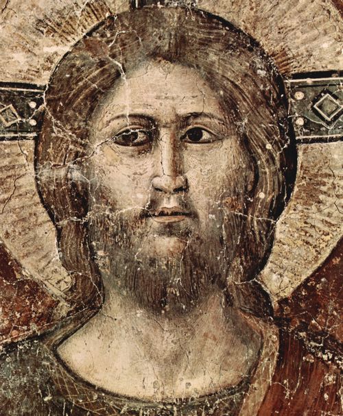 Cavallini, Pietro: Freskenzyklus mit Jngstem Gericht in Santa Cecilia in Travestere in Rom, Szene: Jngstes Gericht, Detail: Christus