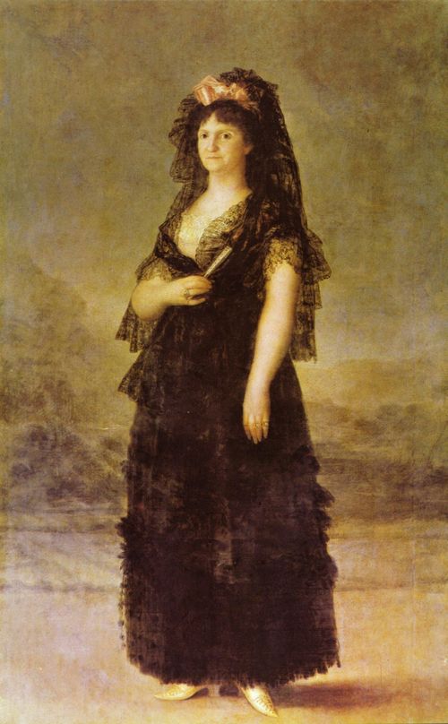 Goya y Lucientes, Francisco de: Portrt der Knigin Maria Luisa