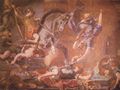 Delacroix, Eugène Ferdinand Victor: Saint-Sulpice, Kapelle der Heiligen Engel, Szene: Vertreibung Heliodors aus dem Tempel, Detail