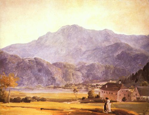 Dillis, Johann Georg von: Landschaft mit Herzogstand und Heimgarten