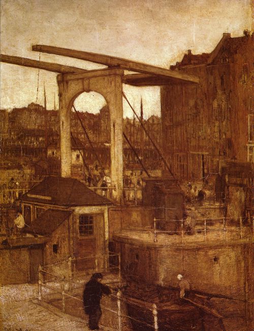 Maris, Jacob Henricus: Stadtansicht (Blick auf Amsterdam)