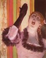 Degas, Edgar Germain Hilaire: Die Sängerin mit dem Handschuh