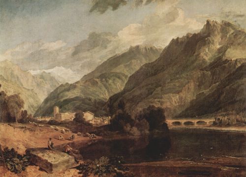 Turner, Joseph Mallord William: Bonneville Savoyen, mit Mont Blanc (Bonneville, Savoy, with Mont Blanc)