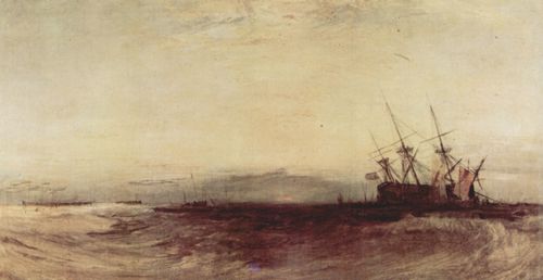 Turner, Joseph Mallord William: Ein gestrandetes Schiff (A Ship Aground)