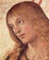 Perugino, Pietro: Fresken in der Sixtinischen Kapelle, Szene: Christus bergibt Petrus den Schlssel zum Himmelreich, Detail