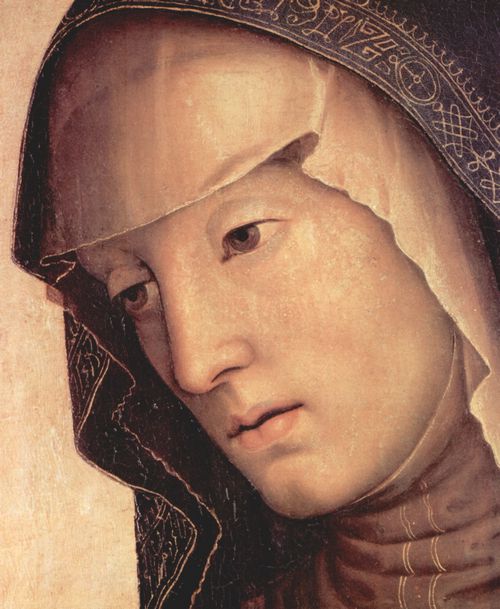 Perugino, Pietro: Piet, Detail: Maria
