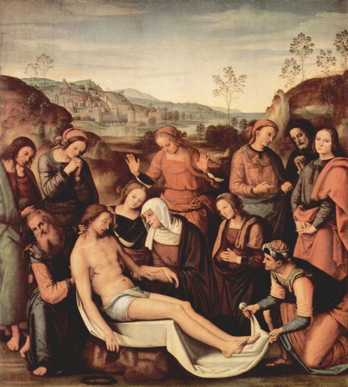 Perugino, Pietro: Beweinung Christi