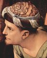 Perugino, Pietro: Beweinung Christi, Detail: Josef von Arimathia