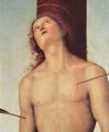 Perugino, Pietro: Hl. Sebastian, Detail