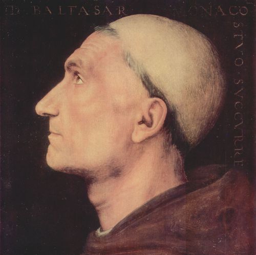 Perugino, Pietro: Portrt des Don Baldassarre di Antonio di Angelo