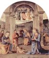 Perugino, Pietro: Fresken der Sala d'Udienza im Collegio del Cambio in Perugia, Szene: Anbetung der Hirten