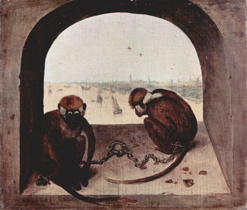 Bruegel d. ., Pieter: Zwei Affen