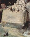 Bruegel d. Ä., Pieter: Turmbau zu Babel, Detail