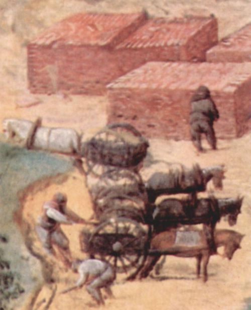 Bruegel d. ., Pieter: Turmbau zu Babel, Detail