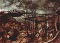 Bruegel d. Ä., Pieter: Zyklus der Monatsbilder, Szene: Der düstere Tag (Monat Februar oder März)