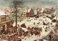 Bruegel d. Ä., Pieter: Volkszählung zu Bethlehem