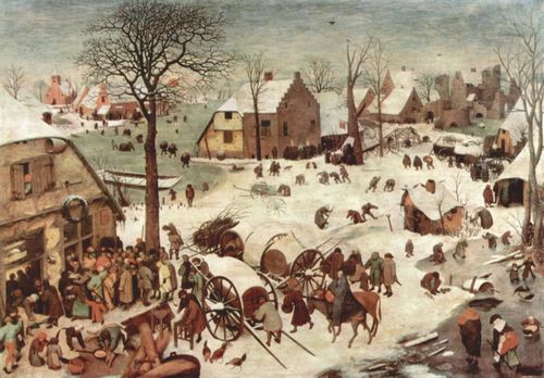 Bruegel d. ., Pieter: Volkszhlung zu Bethlehem