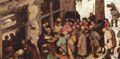 Bruegel d. Ä., Pieter: Volkszählung zu Bethlehem, Detail