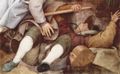 Bruegel d. Ä., Pieter: Die Parabel von den Blinden, Detail