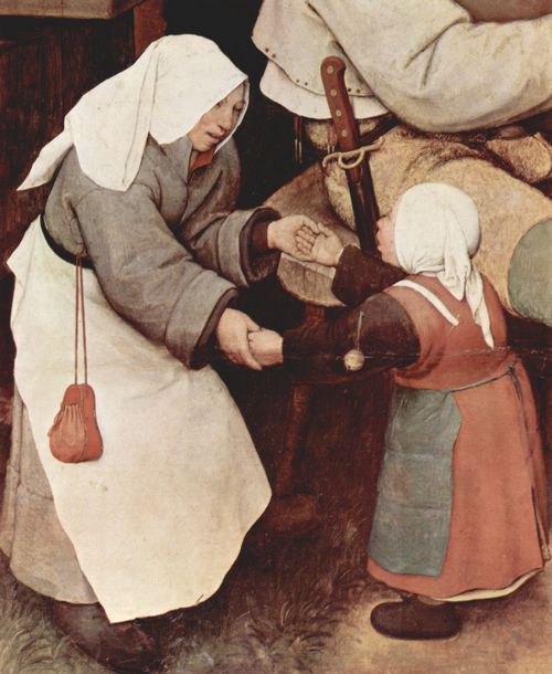 Bruegel d. ., Pieter: Bauerntanz, Detail