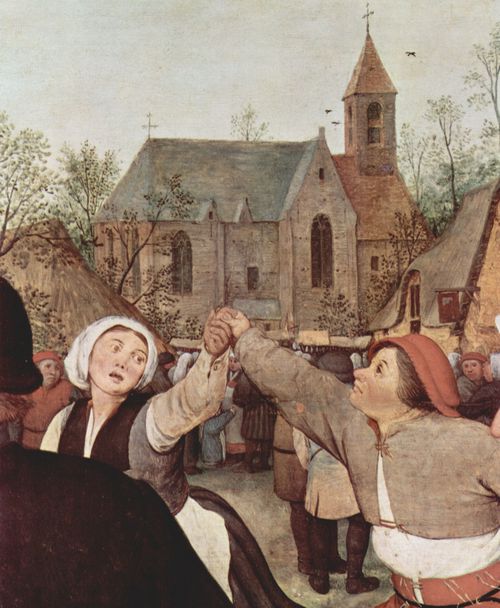 Bruegel d. ., Pieter: Bauerntanz, Detail