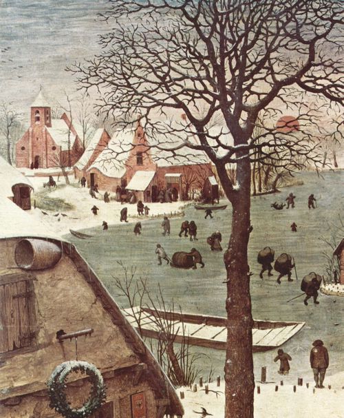 Bruegel d. ., Pieter: Volkszhlung zu Bethlehem, Detail