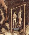 Pisanello: Fresken in Sant' Anastasia in Verona, Szene: Hl. Georg und die Prinzessin, Detail