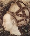 Pisanello: Fresken in Sant' Anastasia, Szene: Hl. Georg und die Prinzessin, Detail