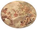 Ricci, Sebastiano: Gemldeserie fr das Burlington House in London, Szene: Cupidus vor Jupiter
