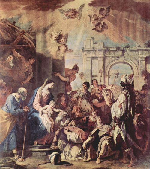 Ricci, Sebastiano: Anbetung der Heiligen Drei Knige