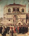 Carpaccio, Vittore: Gemäldezyklus zur Legende der Hl. Ursula, Szene: Rückkehr der Gesandten in die Heimat, Detail