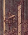 Carpaccio, Vittore: Gemäldezyklus der Kapelle der Scuola di San Giorgio degli Schiavoni, Szene: Vision des Hl. Augustinus, Detail