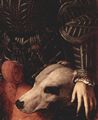 Bronzino, Angelo: Porträt des Guidobaldo II. della Rovere, Herzog von Urbino, Detail: Hund