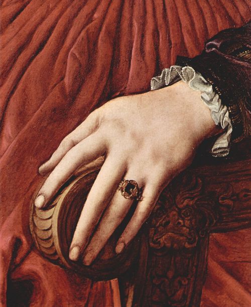 Bronzino, Angelo: Portrt der Lucrezia Panciatichi, Detail