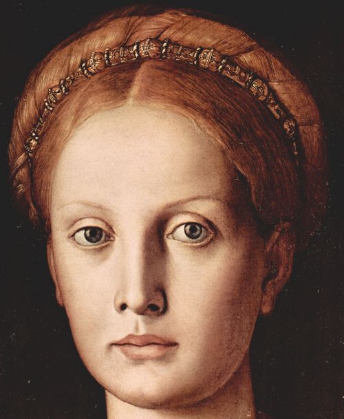 Bronzino, Angelo: Portrt der Lucrezia Panciatichi, Detail