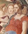 Bronzino, Angelo: Fresken der Kapelle der Eleonora da Toledo im Palazzo Vecchio in Florenz, rechte Seitenwand: Durchzug der Israeliten durch das Rote Meer, Detail