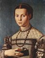 Bronzino, Angelo: Porträt eines Mädchens mit Buch