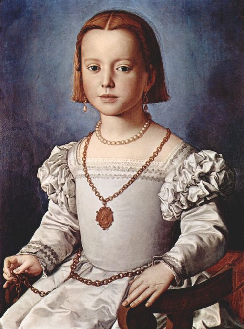 Bronzino, Angelo: Portrt der Bia de Medici, Tochter Cosimo I. de Medici