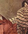 Bronzino, Angelo: Porträt eines Edeldame (Porträt der Eleonora da Toledo), Detail des Gewandes