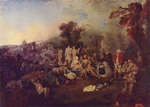 Watteau, Antoine: Das Biwak