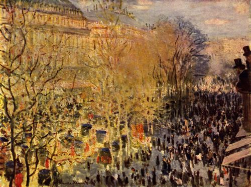Monet, Claude: Boulevard des Capucines in Paris