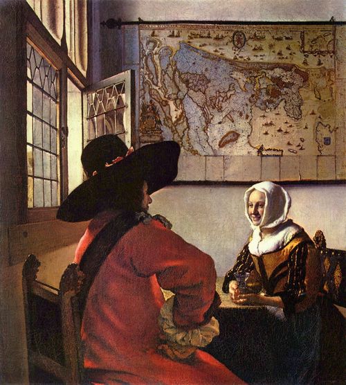 Vermeer van Delft, Jan: Soldat und lachendes Mdchen