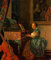 Vermeer van Delft, Jan: Dame am Spinett