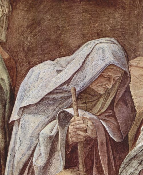 Reni, Guido: Fresken im Palazzo Quirinale, Cappella dell'Annunciata, Eingangswand, Szene: Maria Geburt, Detail