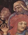 Gentile da Fabriano: Anbetung der Heiligen Drei Könige, Haupttafel: Anbetung der Könige, Detail: Gefolgsleute