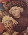 Gentile da Fabriano: Anbetung der Heiligen Drei Könige, Haupttafel: Anbetung der Könige, Detail: Gefolgsleute