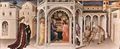 Gentile da Fabriano: Anbetung der Heiligen Drei Könige, linke Predellatafel: Präsentation im Tempel