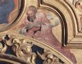 Gentile da Fabriano: Anbetung der Heiligen Drei Könige, rechtes Giebelfeld, rechte Szene: Prophet Jesaja