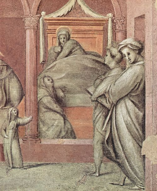 Pontormo, Jacopo: Episode aus dem Leben im Hospital, Detail