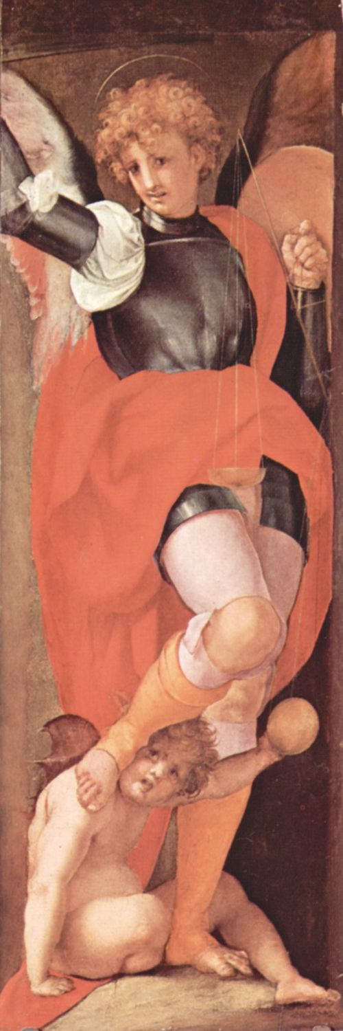 Pontormo, Jacopo: Erzengel Michael, Fragment